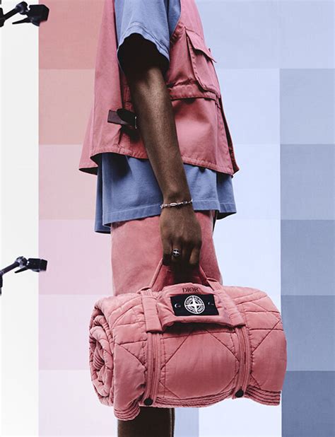 dior and stone island staple bag